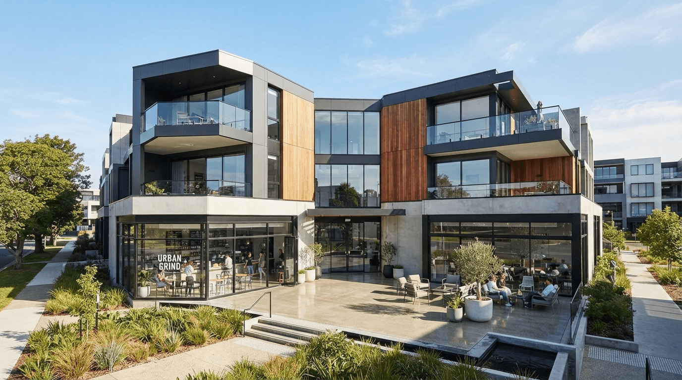 Modern Architectural Glass & Aluminium Facade
